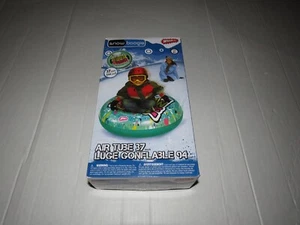Snow Boogie Wham O Air Tube 37" Inflatable PVC Vinyl Snow Sled With Handles - Picture 1 of 4