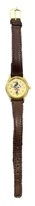 Reloj De Colección Disney Time Works Minnie Mickey Mouse Cuero Genuino - Batería Nueva - Imagen 1 de 3