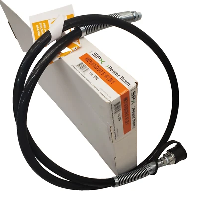 SPX Power Team 9764 Hydraulic Hose; PU w/ M QCK Coupler 0.25" Internal DIA 6 ft. - Image 1 of 3