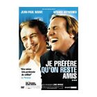Dvd : Je Préfère Qu'on Reste Amis - Jean Paul Rouve / Depardieu - Neuf