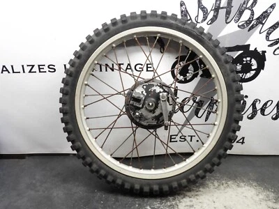 Yamaha YZ 100 YZ100 1977 buje de rueda delantera y placa de respaldo 2712 Foto 1 de 4