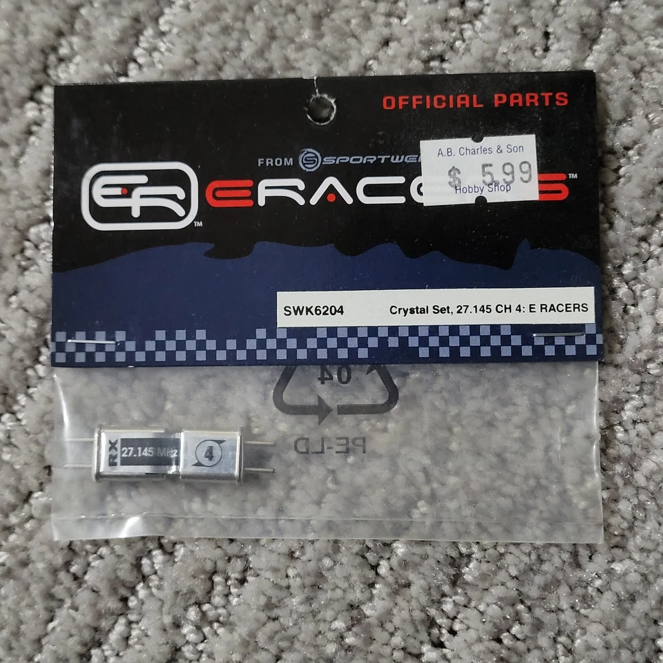 Sportwerks SWK6204 Crystal Set ~ Channel 4 ~ 27.145Mhz for E Racers / Recoil - Image 1 of 1