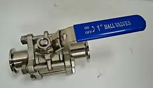 SS 304 1" Manual KF25 Ball Valve (HF) - Picture 1 of 6
