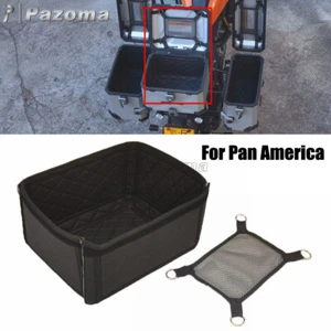 Tail Top Box PU Leather Tail Box Luggage Bag For Harley Pan America 1250 S 21-22 - Foto 1 di 11