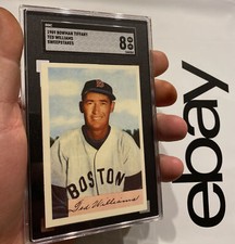 Ted Williams SGC 8 NEAR MINT 1989 Bowman INSERT Card Vintage Jumbo INVESTMENT