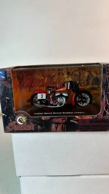 New Ray 1:32 Scale 1947 Indian Sport Scout Babber Motorcycle - Image 1 of 4