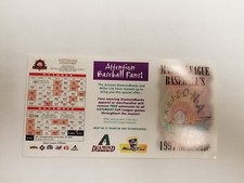 Arizona Fall League 1997 Minor Baseball Pocket Schedule - Miller Lite