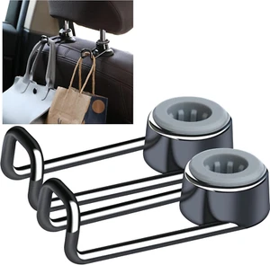 Car Seat Hook Multi-Functional Hidden Hooks Headrest for Purse Storage Saygoodby - Picture 1 of 12