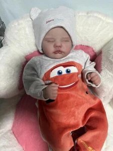 18in Realistic Handmade Reborn Baby Doll Quinbee Weighted Newborn Boy Girl Gift - Picture 1 of 6