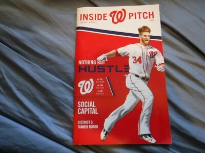 2014 Washington Nationals Inside Pitch Program NewEra Bryce Harper Baseball Card - Image 1 of 4
