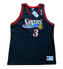 NWT VTG Philadelphia 76ers Sixers Allen Iverson Champion Jersey NBA Basketball 