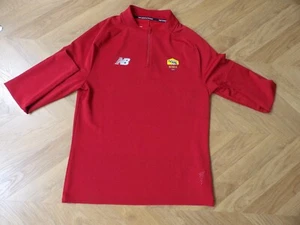 A.S Roma New Balance Training Aufwärmen Fußball Shirt große Serie A Italien 1/4 Reißverschluss - Bild 1 von 8