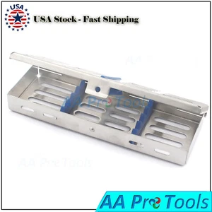 GERMAN DENTAL AUTOCLAVE STERILIZATION CASSETTE TRAY BOX RACK FOR 5 INSTRUMENTS - Picture 1 of 3