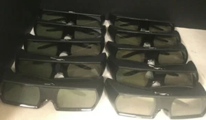 "AS-IS" x10 Sony Active 3D Glasses Rechargeable PlayStation 3, CECH-ZEG1U BROKEN - Picture 1 of 3