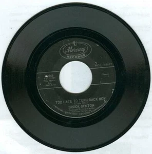 Brook Benton Sings Too Late to Turn Back Now Another Cup of Coffee 45RPM Record - Picture 1 of 1