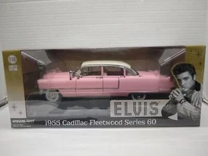 Greenlight 12950 1/18 Scale Elvis's Pink 1955 Cadillac Fleetwood Diecast Replica - Picture 1 of 1