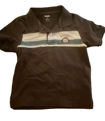 Polo Gymboree Rey de la Selva Talla 2T Mono Marrón  Foto 1 de 3