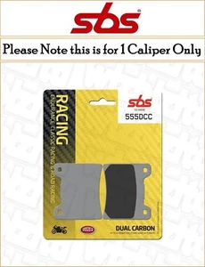 Yamaha XV 1000 Virago 1986-1988 [Front Dual Carbon Brake Pads] [SBS DCC Series] - Picture 1 of 1