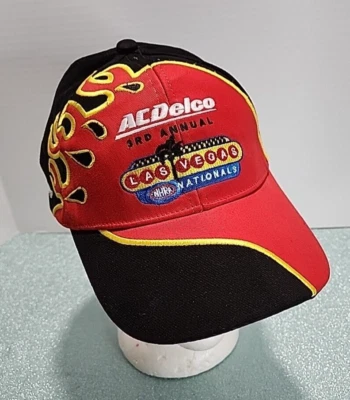 NHRA ACDelco 3er Anual Las Vegas Gorra Espalda Ajustable, Gorra con Llamas Foto 1 de 4