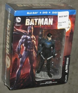 Batman Bad Blood Blu-Ray +DVD+Digital Limited Edition Gift Set w/Figure - NIB - Picture 1 of 6