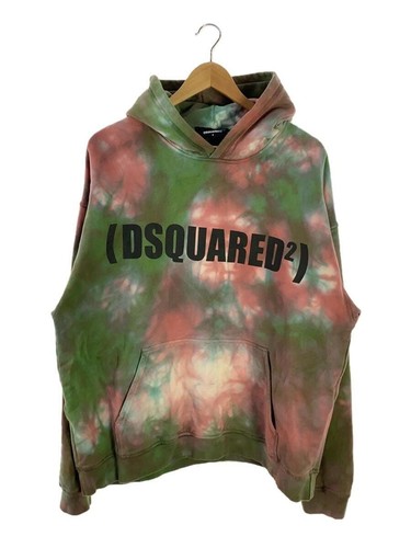 Felpa con cappuccio DSQUARED2 S cotone multicolore S74GU0563 usata