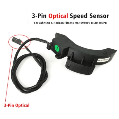 Sensor de velocidad de cinta de correr de 3 pines para sensor de velocidad magnético Johnson Horizon Fitness Foto 1 de 4