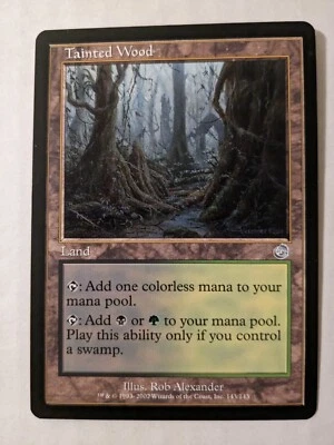 TAINTED WOOD - Magic The Gathering MTG Collectible Card game - Image 1 of 2