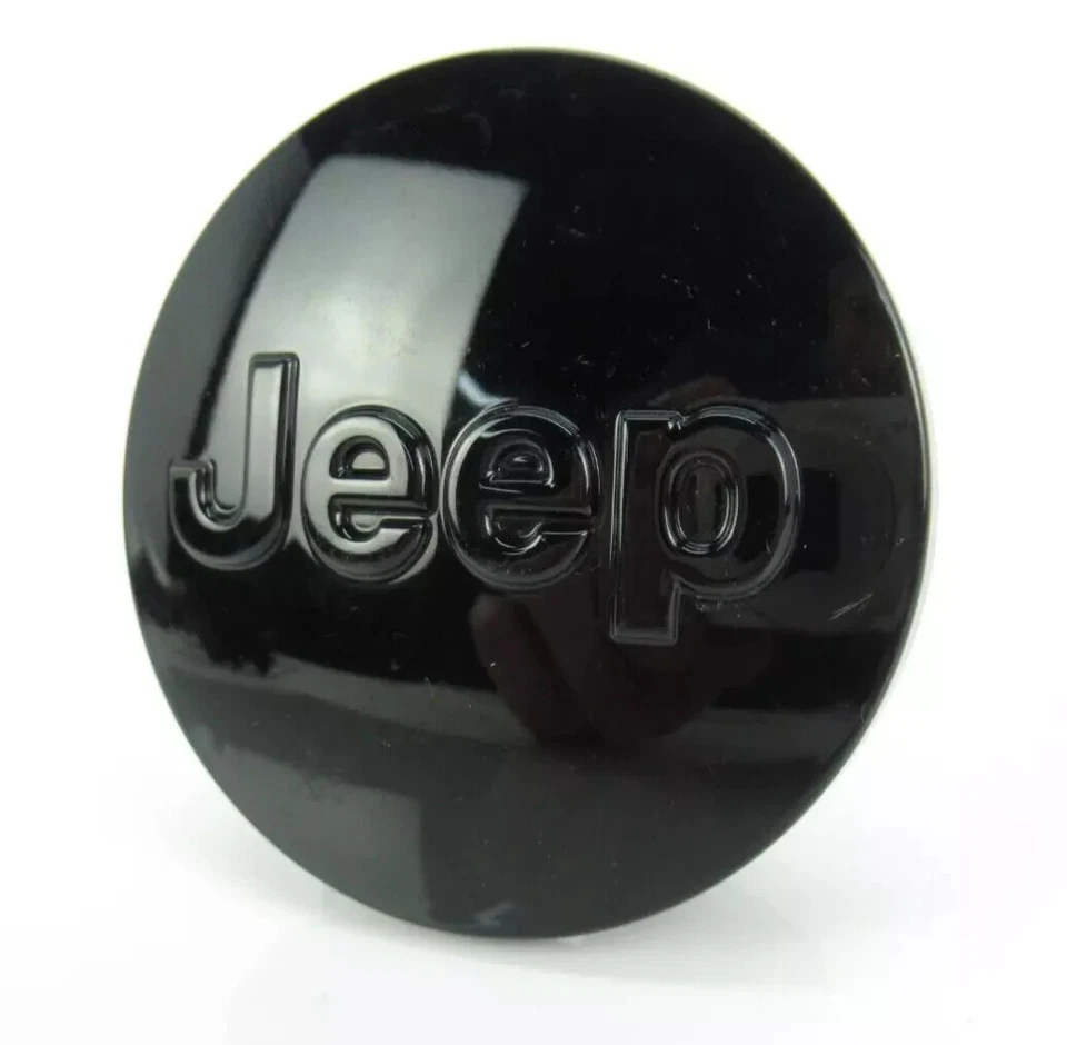 JEEP CHEROKEE GRAND CHEROKEE BRÚJULA OEM 2.5" TAPA CENTRAL RUEDA NEGRA 1LB77TRMAC Foto 1 de 2