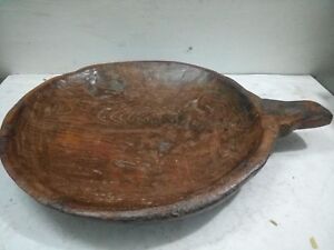 Antique 18th Century 15" Out of Round Chopping BOWL/ PARAT