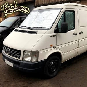 LT Sprinter Thermal Silver Screens Camper Van Blackout Blind VW BARN DOORS ONLY - Picture 1 of 6
