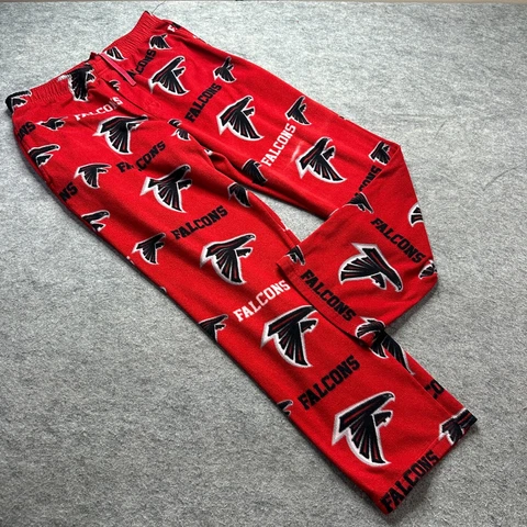 Atlanta Falcons Football Pajama Pants Men S Red Black NFL Team Apparel Cover