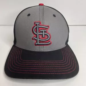 St. Louis Cardinals MLB Fan Favorite Logo Adjustable Black/Grey Cap Hat NWOT - Picture 1 of 7
