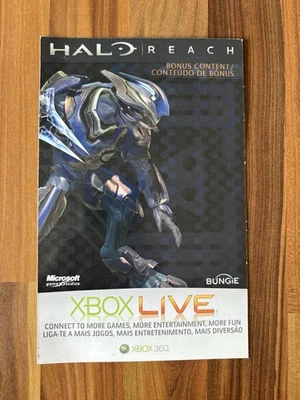 Halo Reach Xbox 360 Elite Armour Code Unused Rare Code - Image 1 of 3