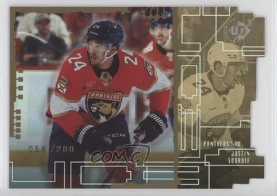 2023 Upper Deck Extended Series 1998-99 UD3 Gold /200 Justin Sourdif Rookie RC - Image 1 of 2