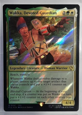 Wakka, Devoted Guardian - Rare/Surge Foil - Comm.: FINAL FANTASY Collector Editi - Bild 1 von 2