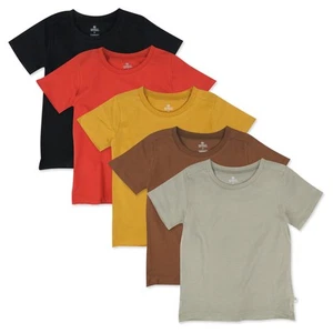 Unisex Baby Organic Cotton Short Sleeve T-Shirt Multipack Infant-and-Toddler-... - Picture 1 of 3
