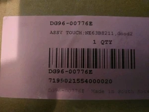 Samsung Range Touch Panel Ass. - NEW Part # DG96-00776E - Picture 1 of 1