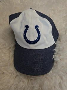 Women's Colts Hat With Blue Shimmer - Picture 1 of 3