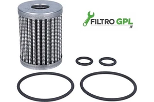 FILTRO GPL BRC CARTUCCIA RICAMBIO FJ1 HE CON GUARNZIONI DOPPIO FORO - Foto 1 di 2