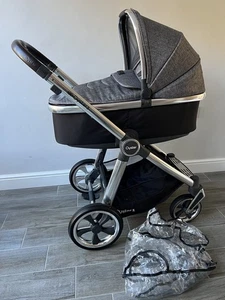 Babystyle Oyster 3 Pram with raincover - grey - Picture 1 of 24