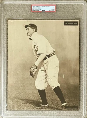 1909-13 M101-2 Suplemento de Noticias Deportivas Joe Jackson ~~ PSA 1 (mk) AFILADO ~~ RARO Foto 1 de 2