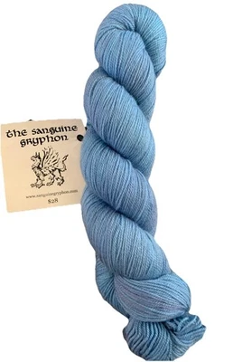 Grifo Sanguino - ¡SKINNNY BUGGA! -MEZCLA AZUL - SW Merino/Cachemira/Nylon 450 yardas Foto 1 de 4