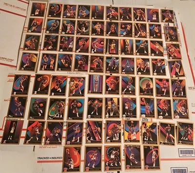 NBA 1990 Skybox 75 NM Card Lot from New Fresh Hobby Boxes Bulls,Lakers,Pistons - Image 1 of 4