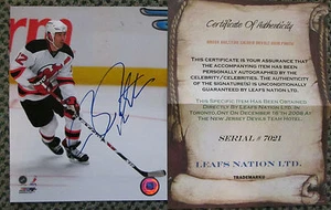 RARE BRIAN ROLSTON AUTOGRAPH SIGNED 8 x 10 PHOTO DEVILS COMES WITH COA - Picture 1 of 1