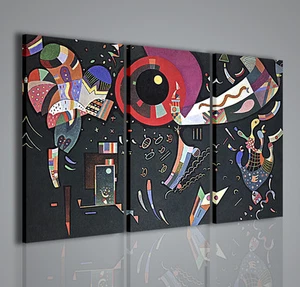 QUADRI MODERNI KANDINSKY VIII QUADRO MODERNO 100x70cm ARREDAMENTO MODERNO - Foto 1 di 1