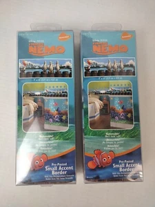 Paquete de 2 bordes de pared autoadhesivos Finding Nemo de colección 9" x 15' habitación infantil para niños - NUEVO - Imagen 1 de 7