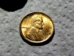 Original Gem Brilliant Uncirculated Mostly RED Beautiful 1925 Lincoln Cent F3 - Imagen 1 de 2