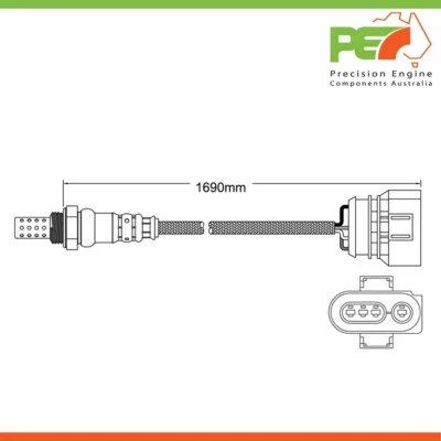 2x New * OEM * Post-Cat LH & RH Oxygen Sensors For Audi RS4   2.8 Twin Turbo - Изображение 1 из 4
