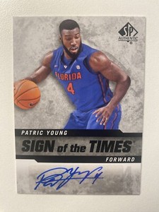 2014-15 SP Authentic Sign of the Times #SOT-PY Patric Young Auto Florida Gators