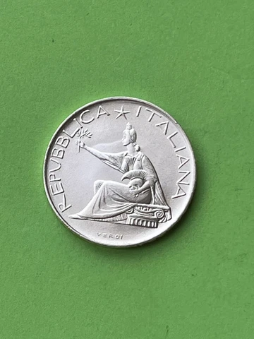 1961 ITALY SILVER 500 LIRE BRILLIANT UNCIRCULATED CHARIOT COIN Cover